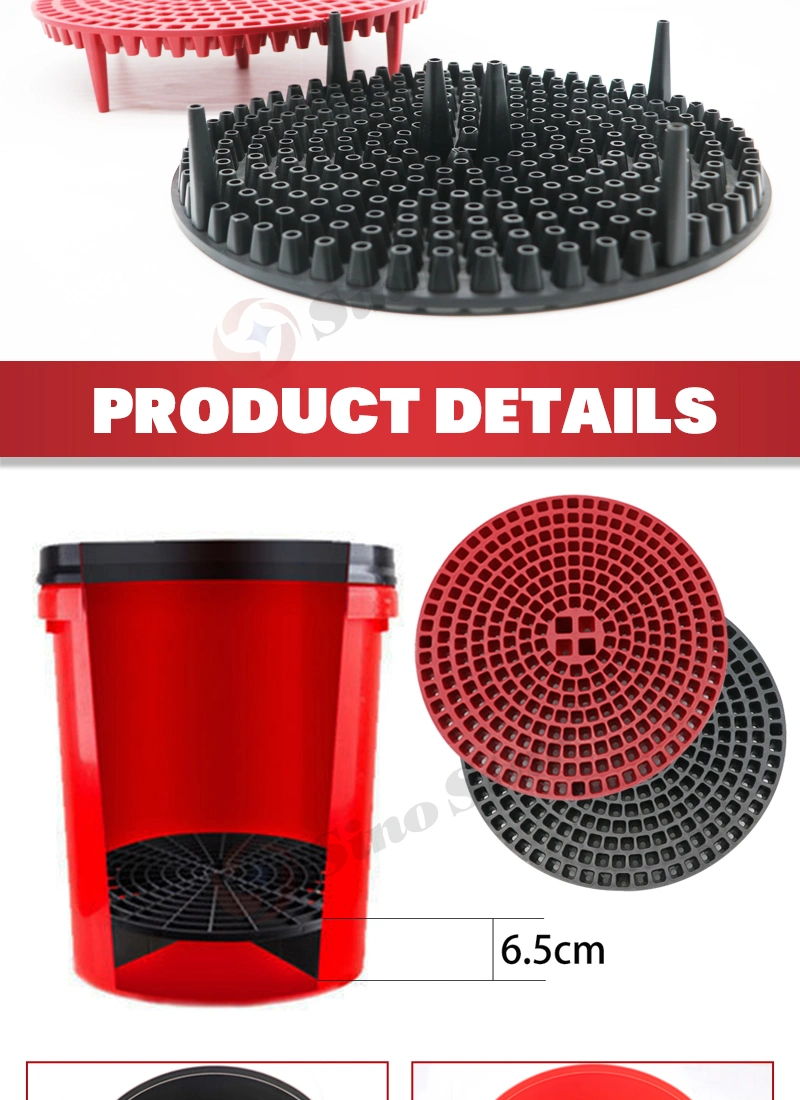 Bjjn3 1PC Car Wash Grit Guard Height 27cm Insert Washboard Bucket Filter Scratch Dirt Filter Sponge Car Cleaning Tools