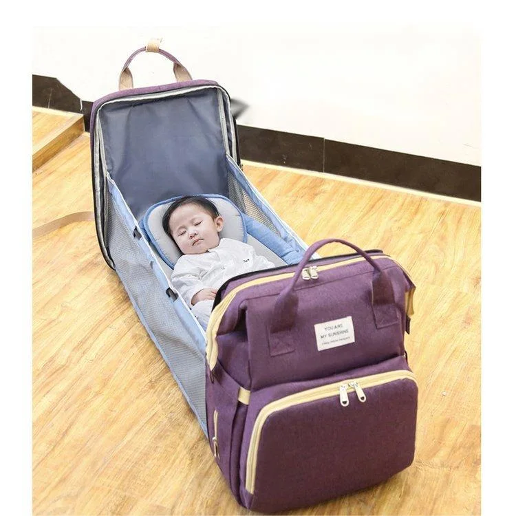 Hot Selling Portable Diaper Bag Nappy Mommy Travel Backpack