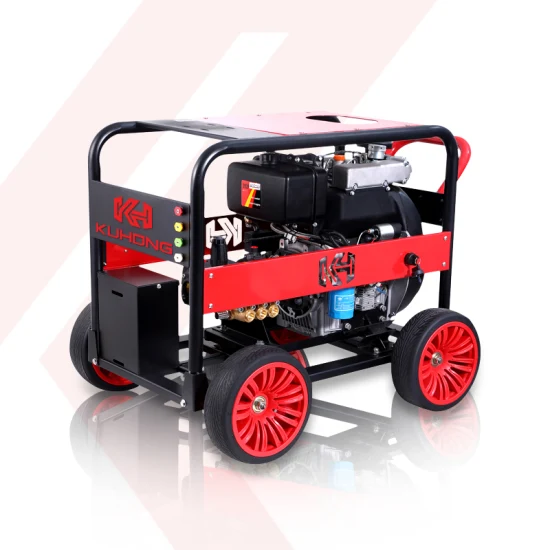 Газовый двигатель Kuhong 7HP 3000PSI Мощная бензиновая автомойка коммерческого давления